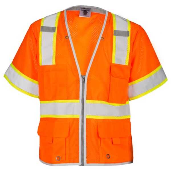Class 3 Heavy Duty Vest- Orange Thumbnail