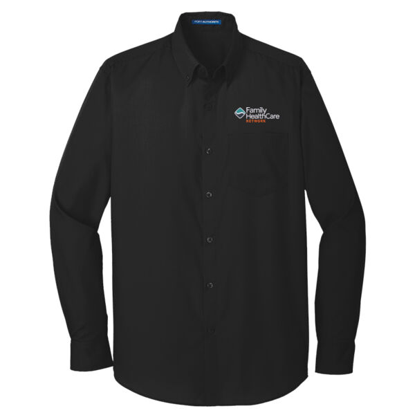 TALL - Port Authority Tall Long Sleeve Carefree Poplin Shirt Thumbnail