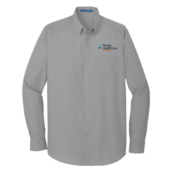 Port Authority Long Sleeve Carefree Poplin Shirt Thumbnail