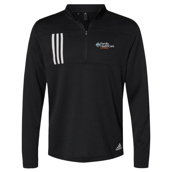 Adidas - 3-Stripes Double Knit Quarter-Zip Pullover Thumbnail