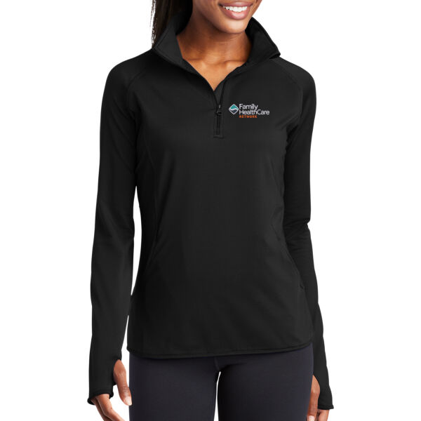 Sport-Tek® Ladies Sport-Wick® Stretch 1/2-Zip Pullover Thumbnail