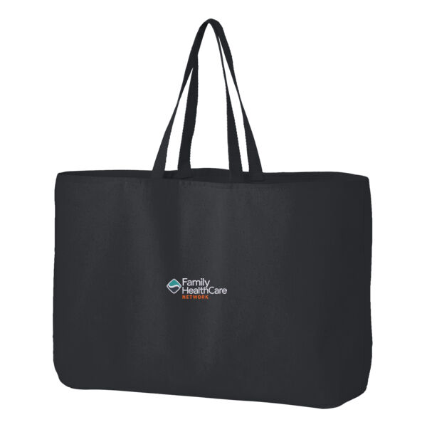 Port Authority-Ideal Twill Jumbo Tote Thumbnail